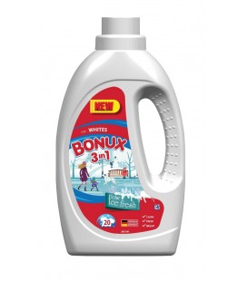 Skystas skalbiklis Bonux White, Polar Ice Fresh 0.9ltr