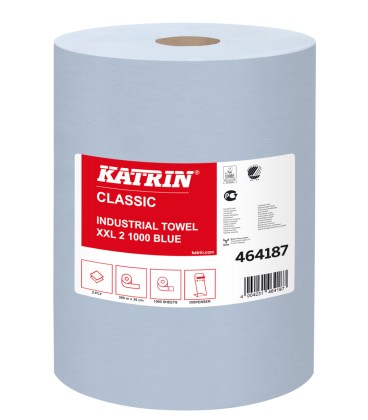 Pramoninis popierius Katrin Classic Industrial Towel XXL2 Blue