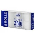 Tualetinis popierius Grite Super mini 250 (8 vnt)