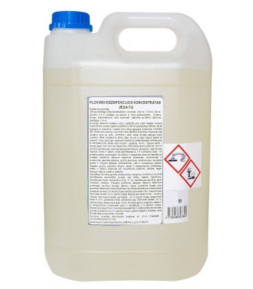 Plovimo-dezinfekcijos koncentratas JĖGA-7Q 5 l