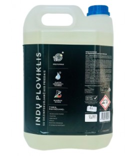 Indų ploviklis su dezinfekuojančiais priedais, 5 l